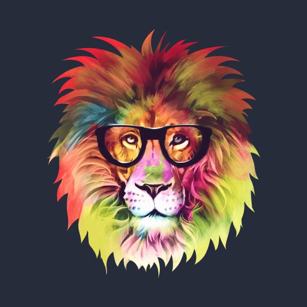 Cool Dude Lion by Mystik Media LLC