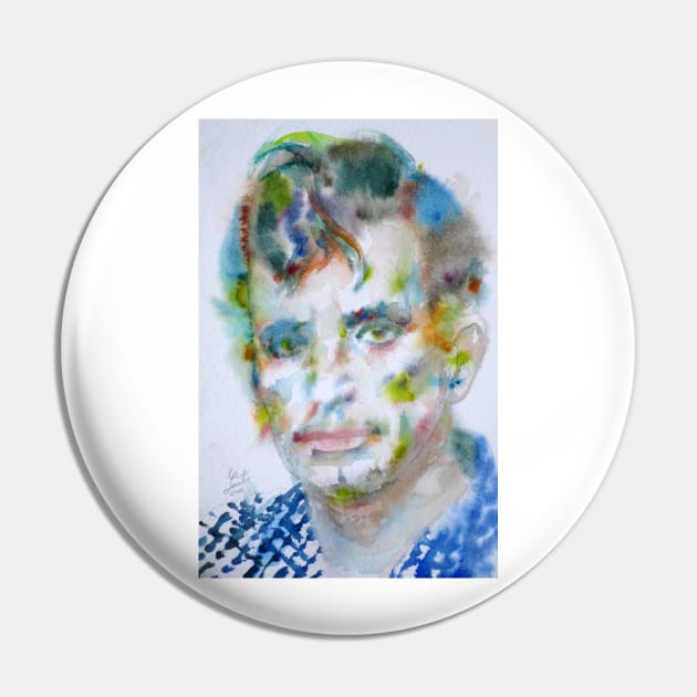 JACK KEROUAC watercolor portrait .2 Pin by lautir