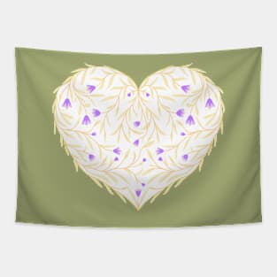 blooming heart Tapestry