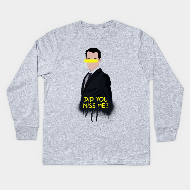 Did You Miss Me Sherlock Kids Long Sleeve T Shirt Teepublic
