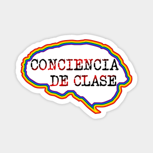 Cerebro con pensamiento de Conciencia de clase Magnet