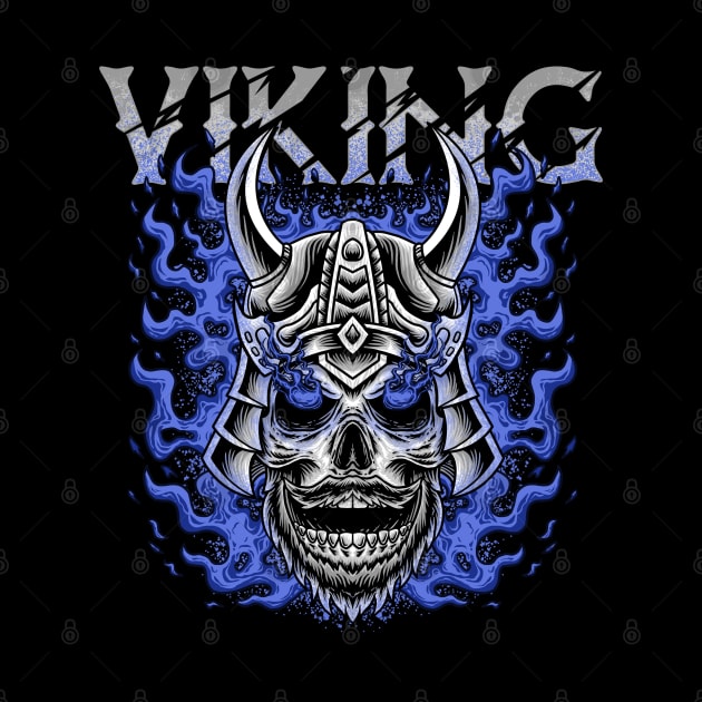 VIKING SKULL by OXVIANART