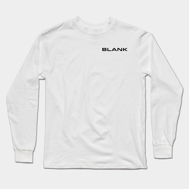 blank white long sleeve t-shirt