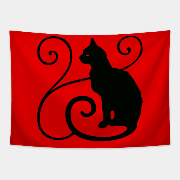 Black Cat Witch Black Magic Cat Gothic Cat Design Black Cat