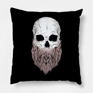 Bearded Skull Pillow