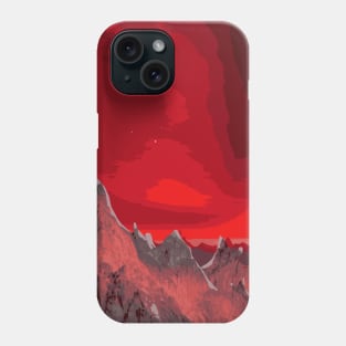 Mars the red planet Phone Case