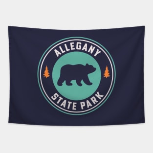 Allegany State Park New York Salmanca Badge Design Tapestry