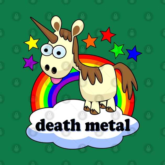 death metal unicorn by DavesTees