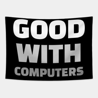 Good With Computers Tapestry