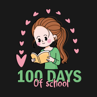 100th Day of School Girls Teacher T-Shirt