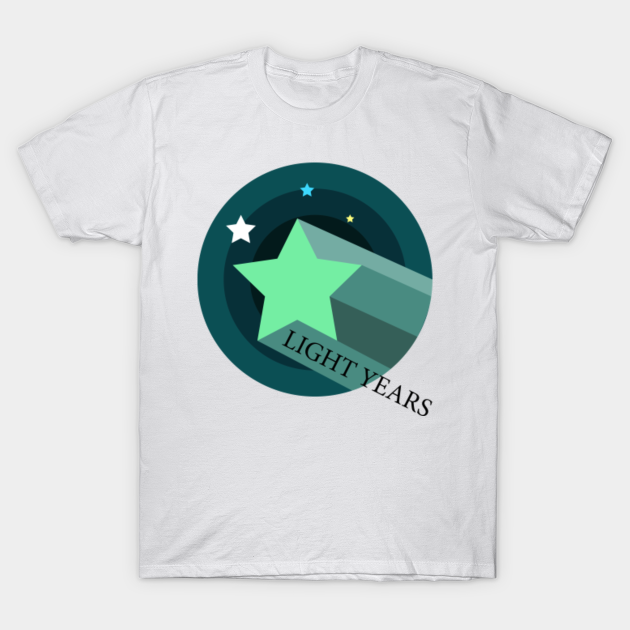Design By Humans Raining Stars Girls Youth Graphic T Shirt 