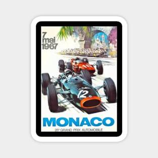 1967 Monacos Grand Prix Racing Magnet
