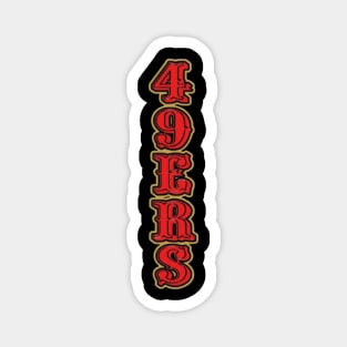 49ers Football Magnet