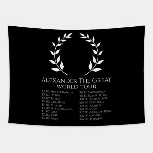 History Of Ancient Greece Alexander The Great World Tour Tapestry