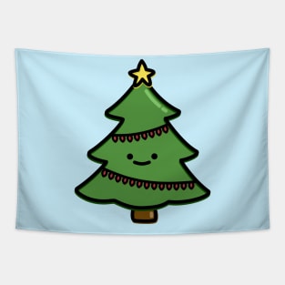 Cute Christmas Tree Tapestry