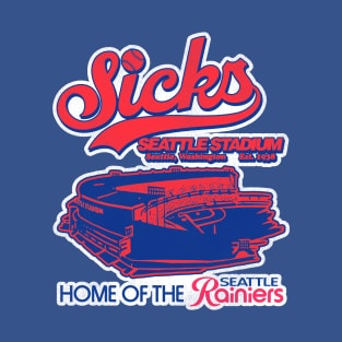 Defunct Sicks Seattle Stadium (Rainiers Baseball) T-Shirt