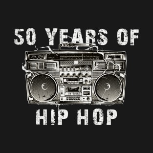 Vintage 50 Years of Hip Hop Radio T-Shirt