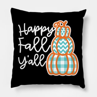 Happy Fall Y’all Halloween Autumn Southern Cute Pillow