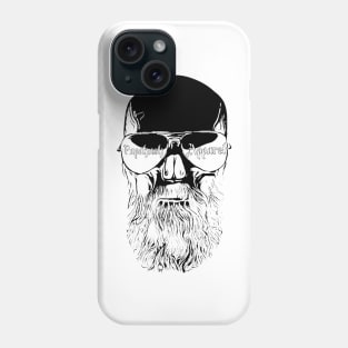 Papa Hash Apparel: Skullbeard Aviators negative Phone Case