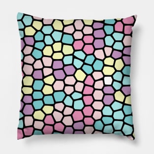 Painted Glass Of Pastel Colors Pillow