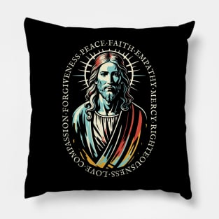 Jesus Christ Love Faith Christian Gift Idea Pillow