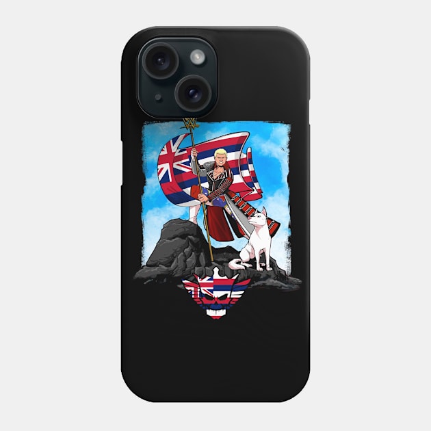 Cody Rhodes Hawaiian Flag Phone Case by Meat Beat