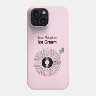 ICE CREAM LYRICS ILLUSTRATIONS Phone Case