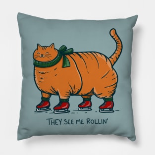 Chonky Ice Skater Pillow