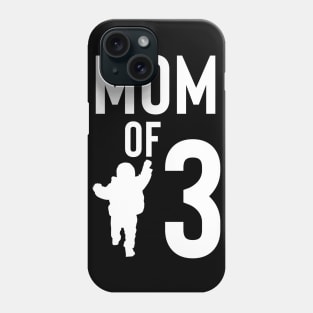 Mom of three Phone Case