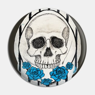 Cameo Skull Pin