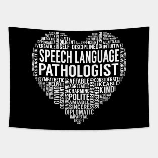 Speech Language Pathologist Heart Tapestry