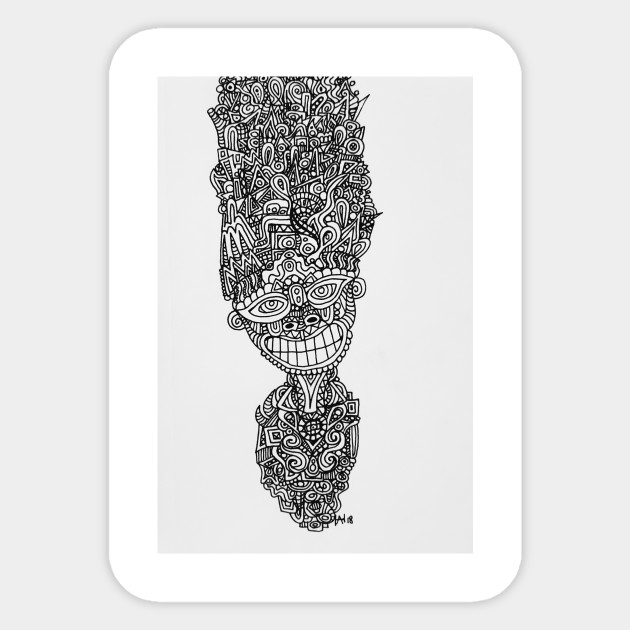Thought Process Abstract Sticker Teepublic