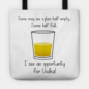 Glass Half Empty Tote