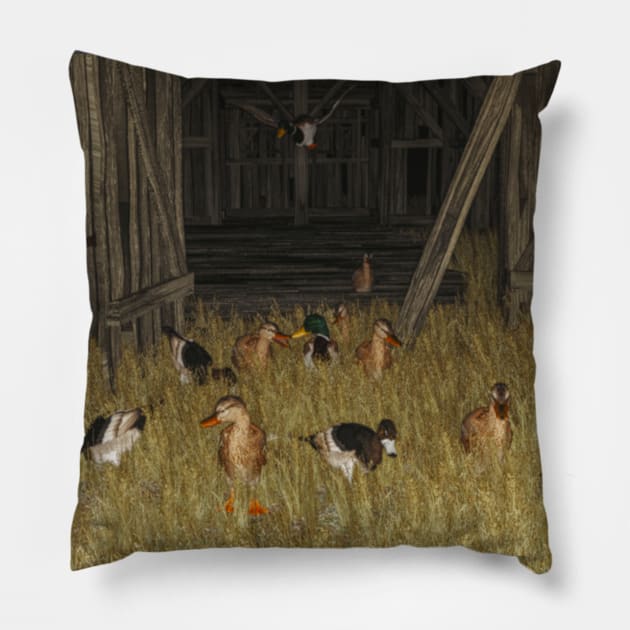 Ducks Pillow by TLHolley-Shop