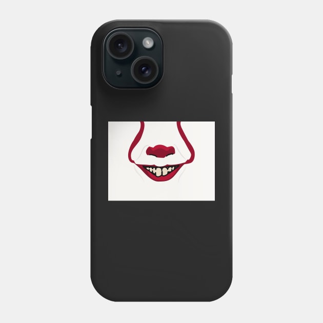 Creepy Clown Mouth Phone Case by Jakmalone