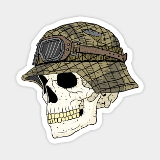 a world war 2 German biker skull. Magnet