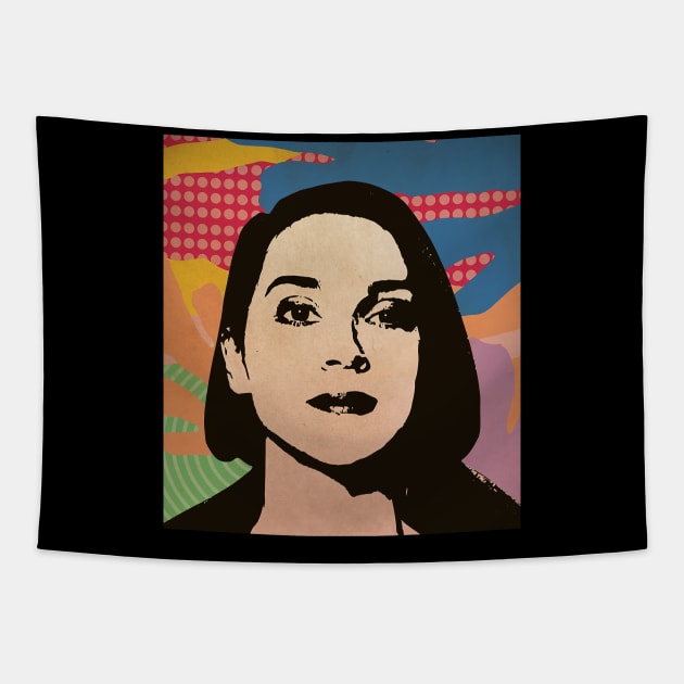 Vintage Poster - St Vincent Style Tapestry by Pickle Pickle