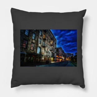 Morning on River Street Pillow