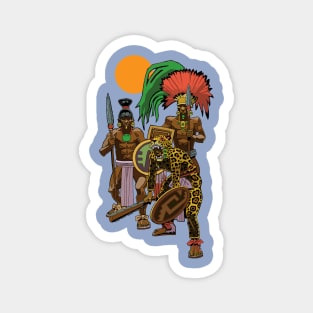 Aztec Warriors Magnet