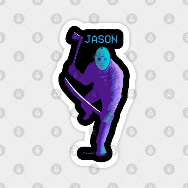 Jason 8 bit Magnet by DougSQ