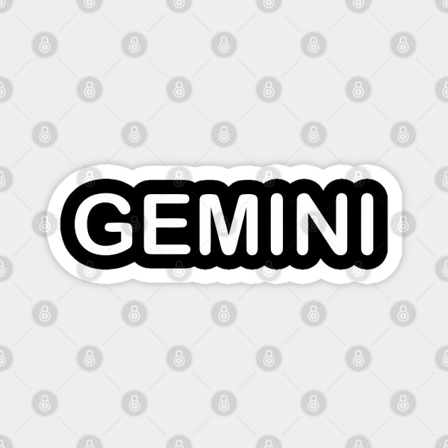 GEMINI Magnet by mabelas