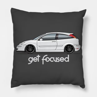 white get focused Pillow