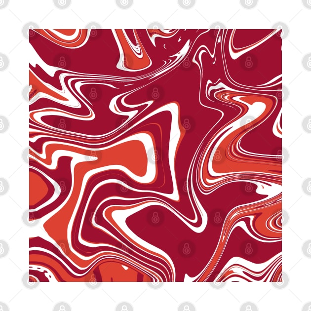 Red Orange Colors Marble Pattern Swirl Design Abstract Art Background by anijnas