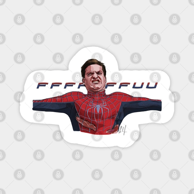 Tobey-Man is Struggling Magnet by 51Deesigns