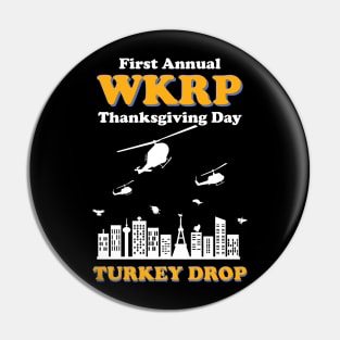 WKRP Turkey Drop Pin