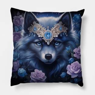 Finnish Lapphund And Roses Pillow