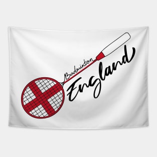 England Flag Badminton Racquet Support (England) Badminton Pride Flag Tapestry