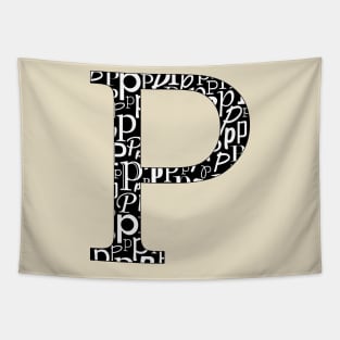 P Filled - Typography Tapestry