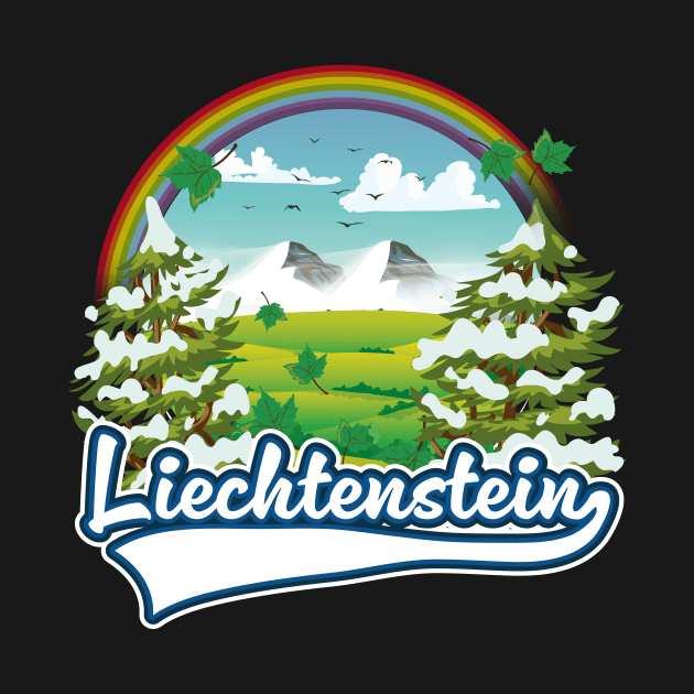 Liechtenstein travel logo by nickemporium1