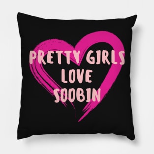 Pretty Girls Love SOOBIN TXT Pillow